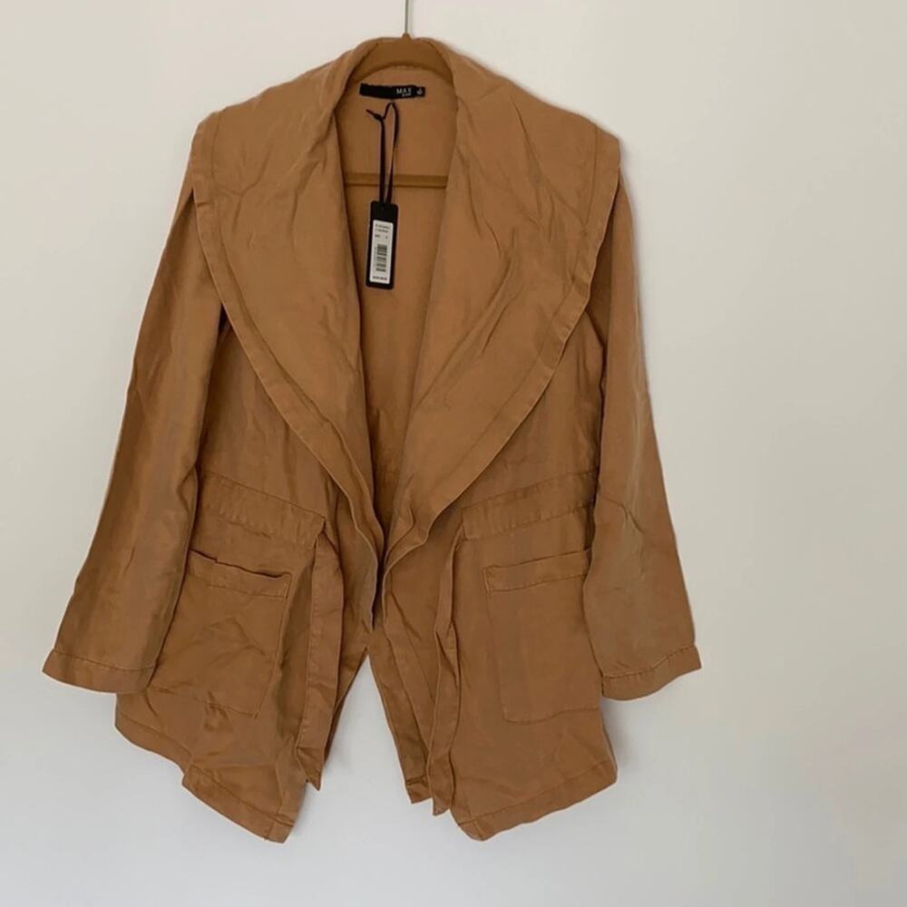 Max Jeans Size M Women’s Almold Shawl Tencel Jacket Size XS - Picture 4 of 6